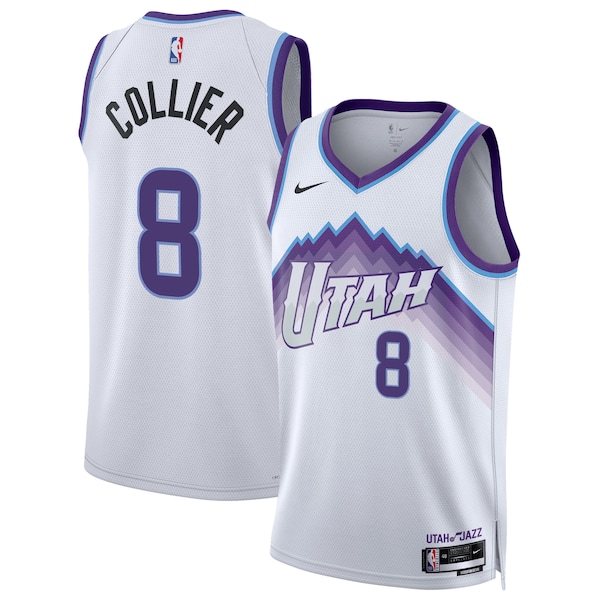 Isaiah Collier Utah Jazz Nike Unisex Swingman Jersey - Association Edition - White