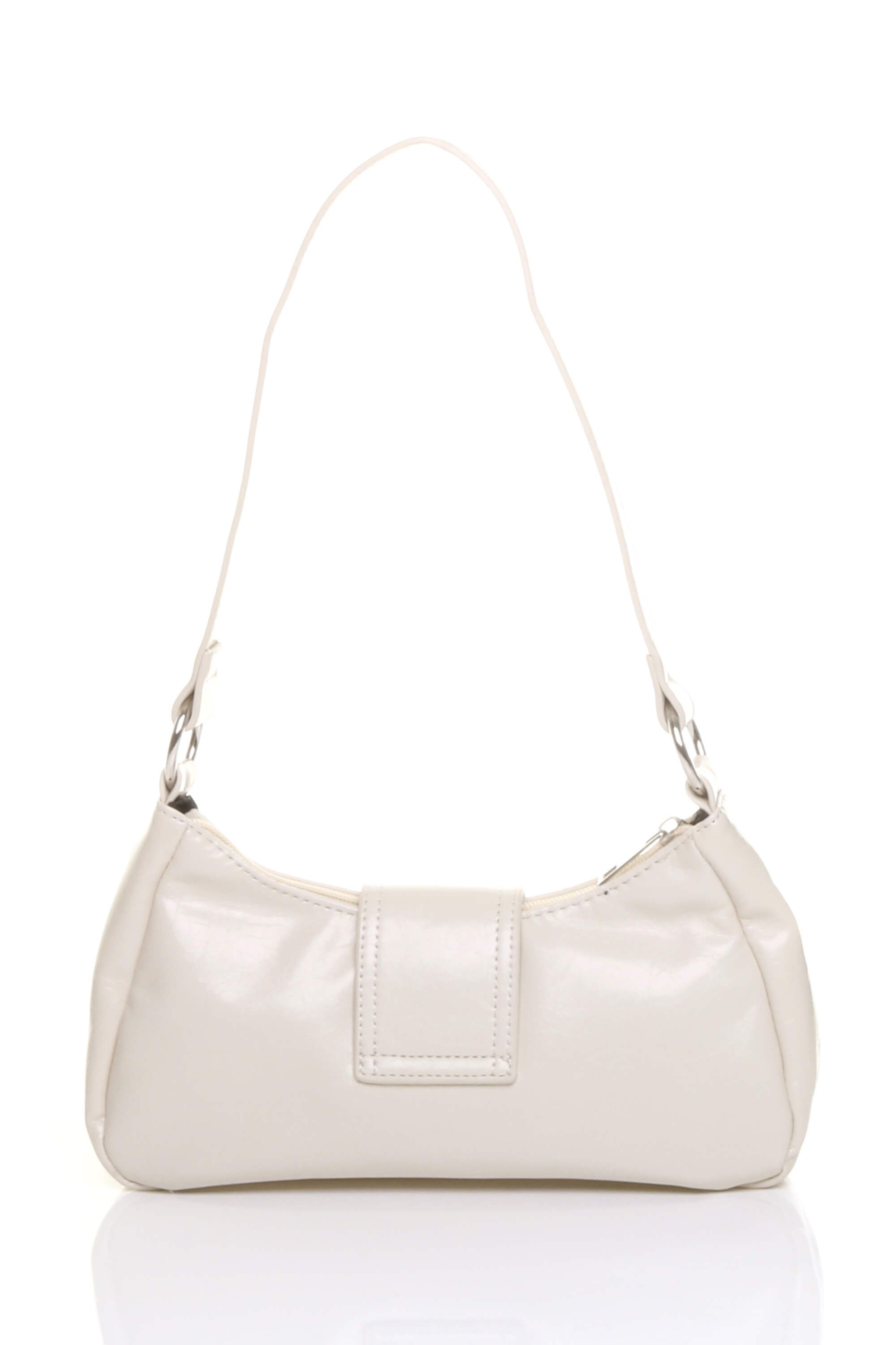 AJVANI Slouchy Shoulder Strap Buckle Grab Bag