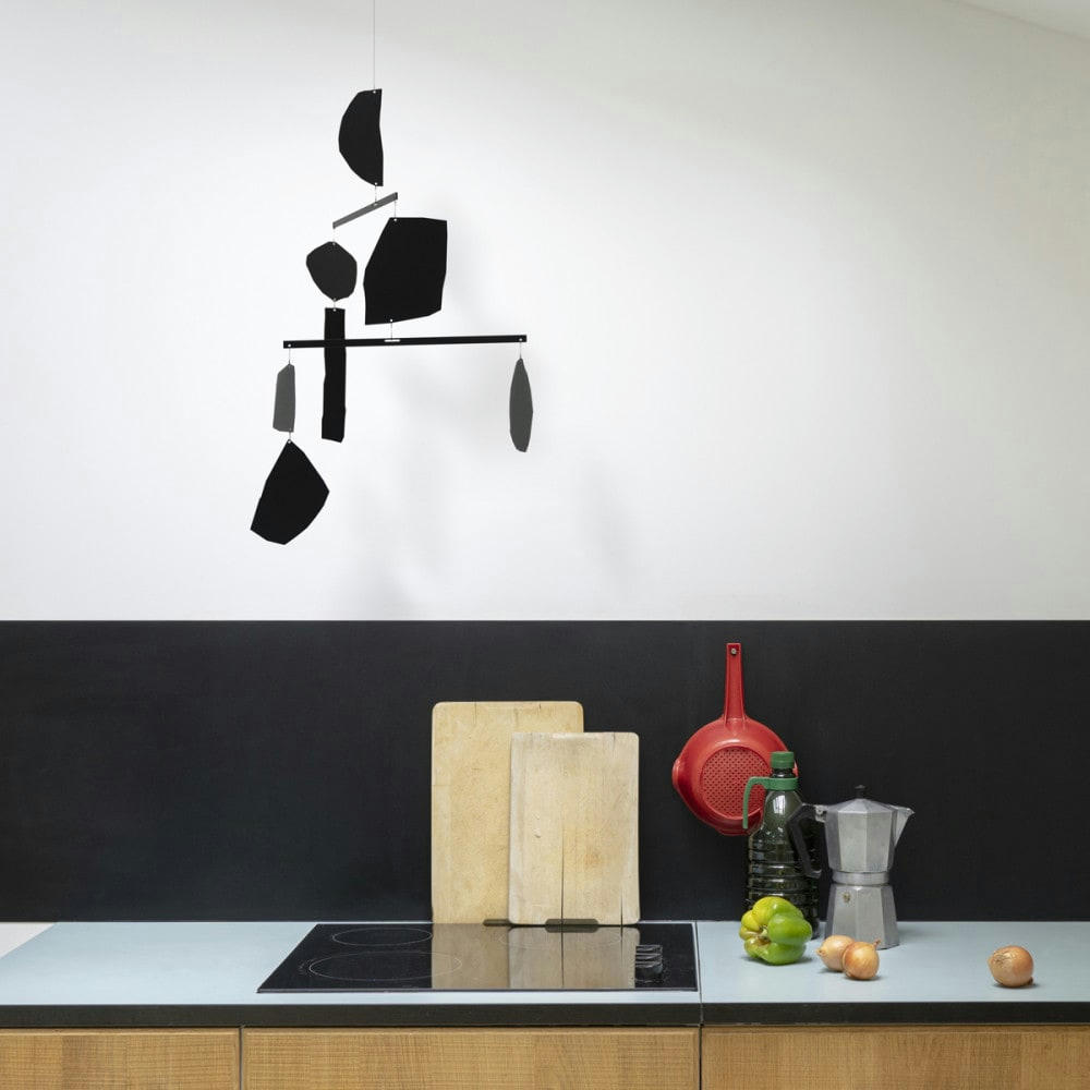 - Mobile décoratif noir 59x59cm