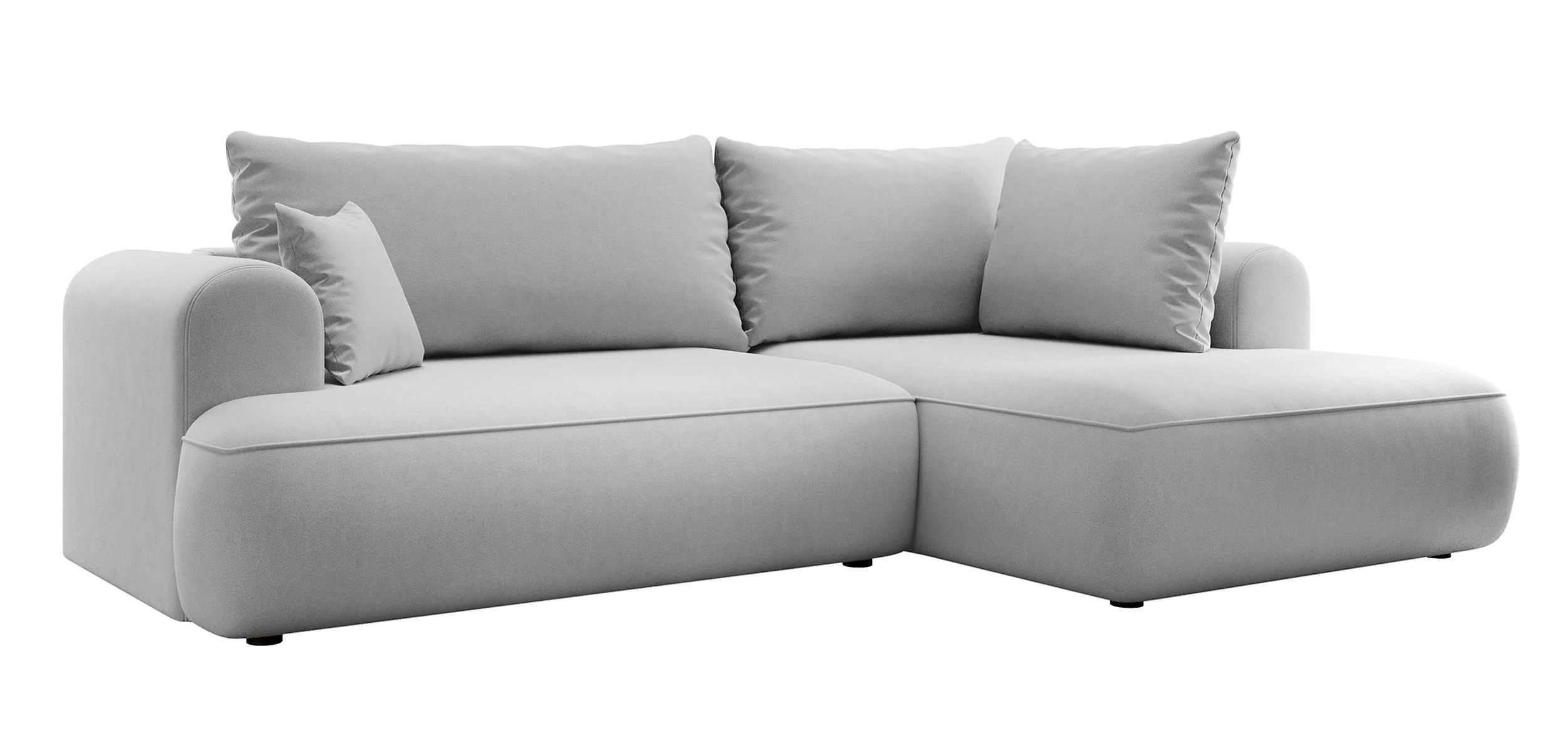 Hoekbank Philipa Big rechts velvet met slaapfunctie