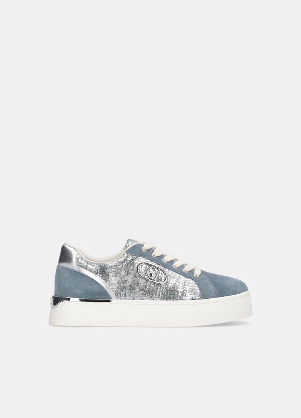 Sneakers in crackle laminato