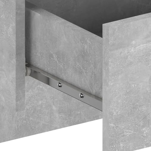 NNEVL Wall-mounted Bedside Cabinet Concrete Grey