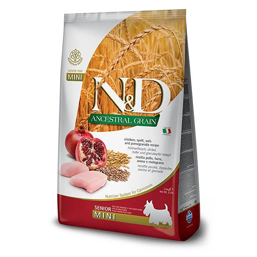 Farmina Senior Ancestral Mini chicken dog food 2.5kg