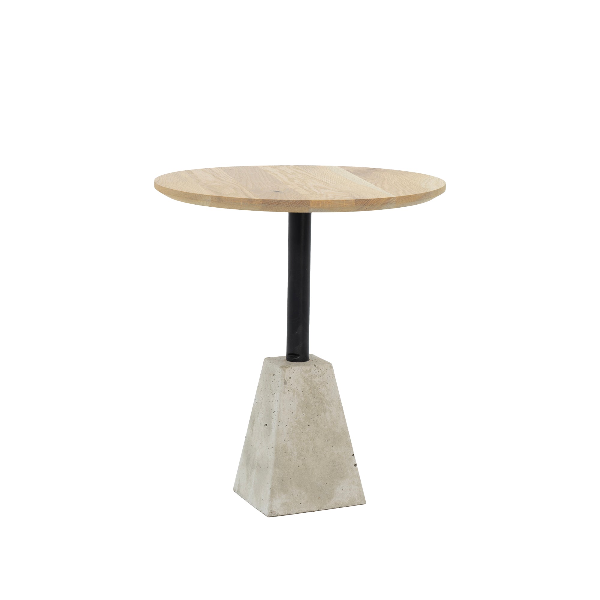 Spinder Design Bijzettafel Flavour - Beton / Eiken - ø 40