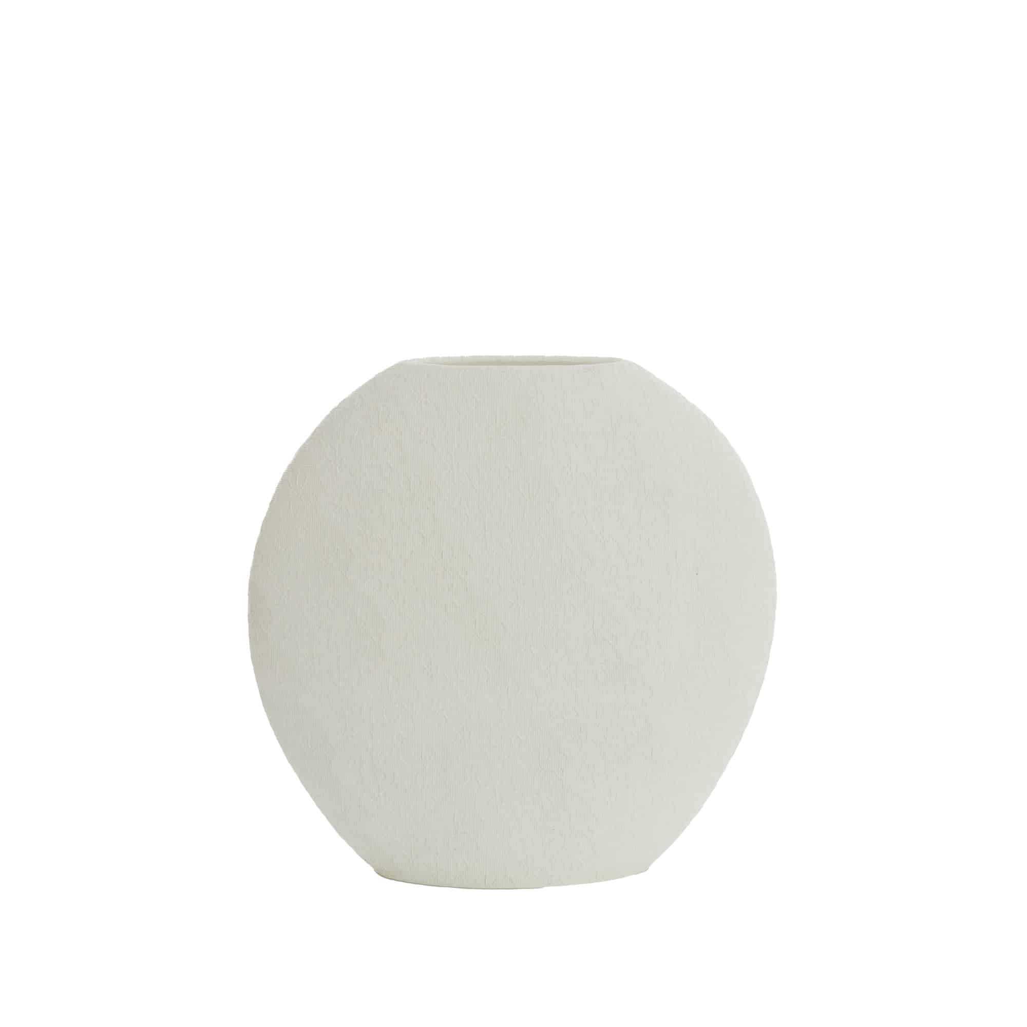 Light & Living vaas Renda - wit - 40.5x11x40cm