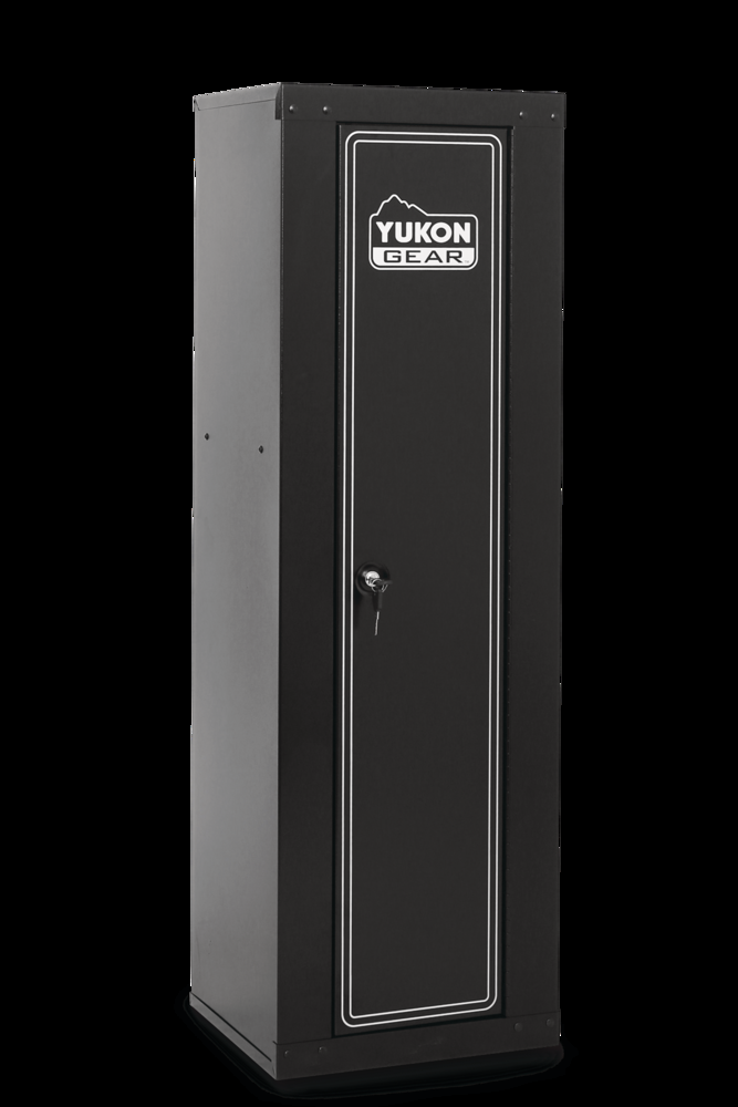 Yukon Gear Ready-to-Assemble 12-Gun Security Cabinet/Safe, 17 x 13.6 x 53-in
