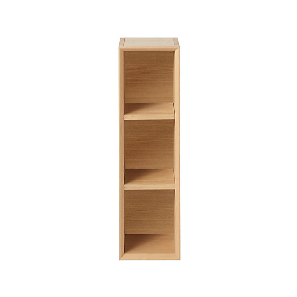 Etagère de salle de bains Goodhome Avela placage chêne 20 cm