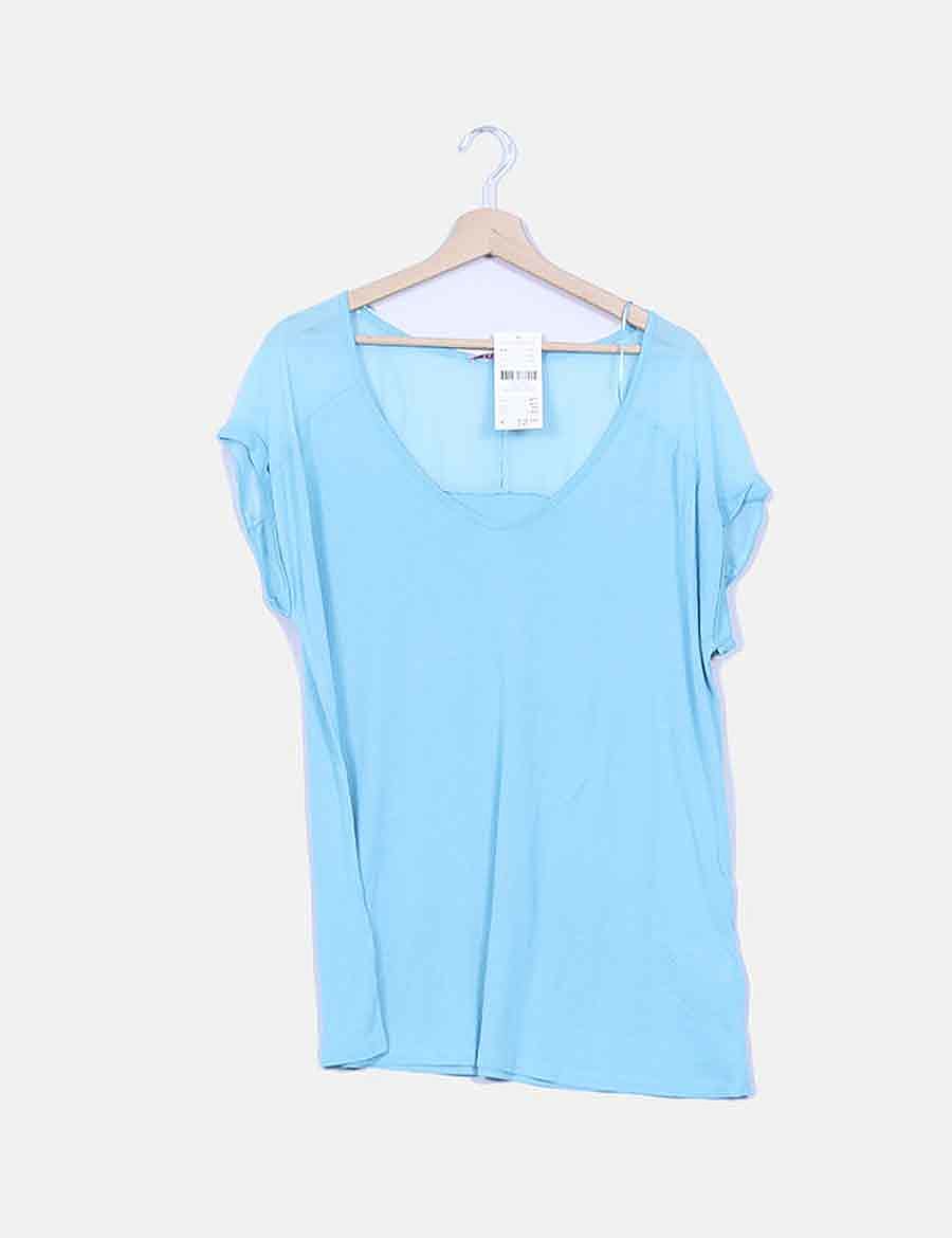 Camaïeu Turquoise combined top