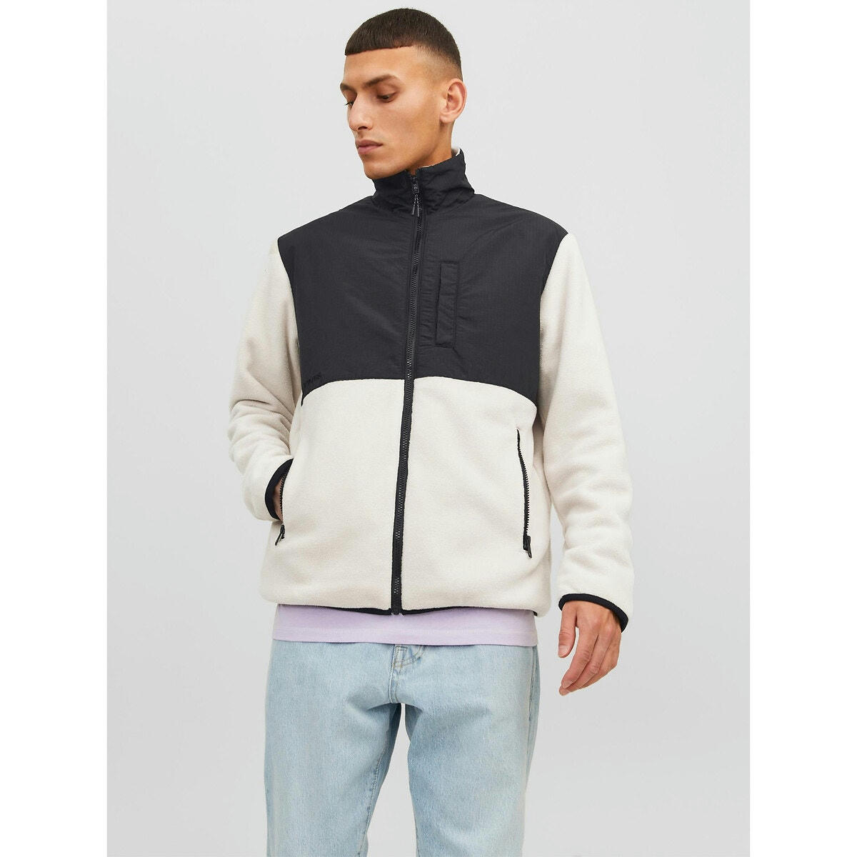 Blouson bi matière Marvin