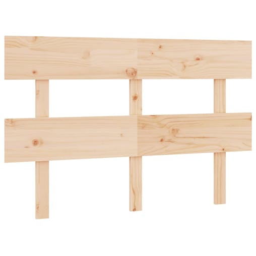 NNEVL Bed Headboard 184x3x81 cm Solid Wood Pine
