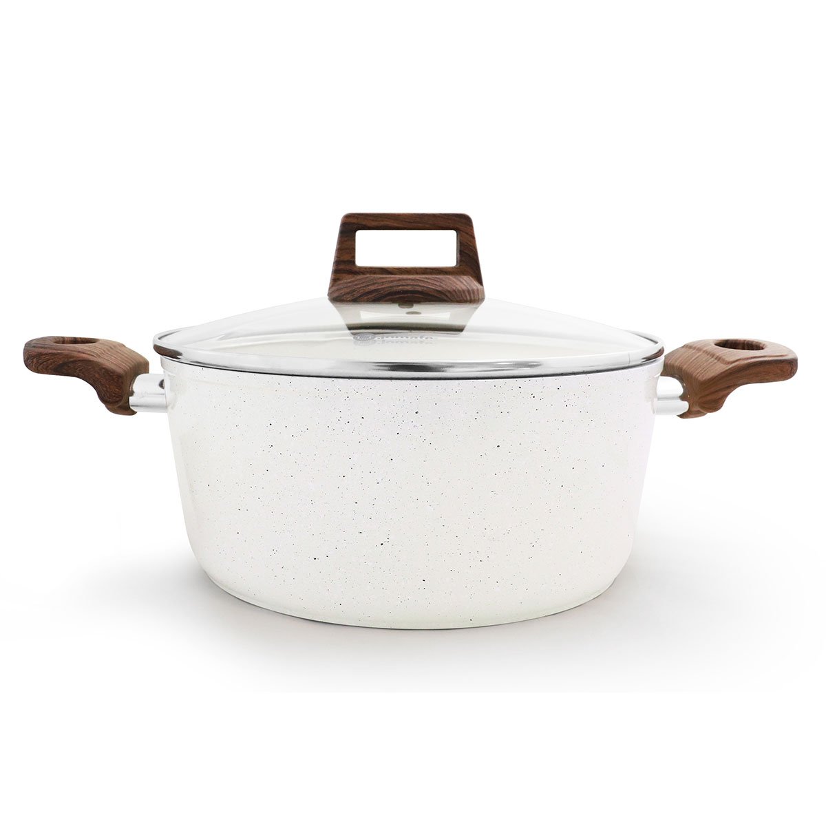 Caçarola STONEBRIGHT com tampa de vidro 24cm