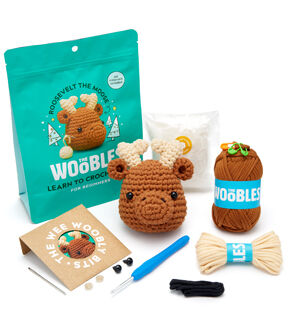 The Woobles 4.5 Roosevelt The Moose Crochet Kit