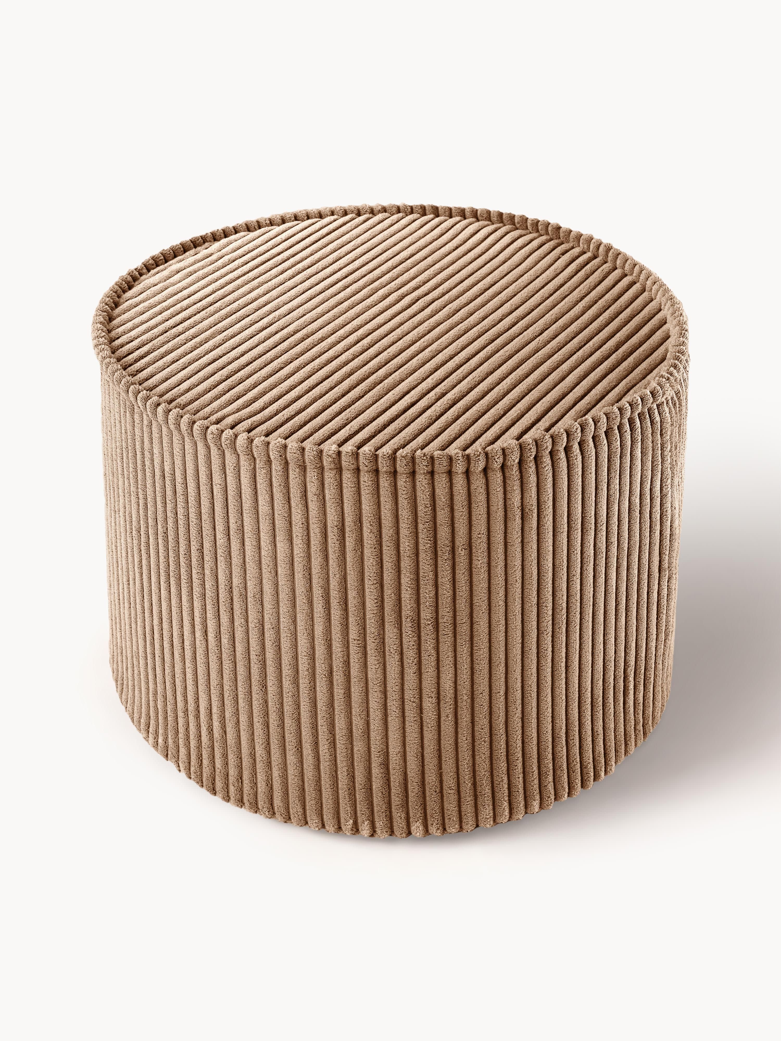 Kinder-Pouf Sugar aus Cord, Ø 40 cm