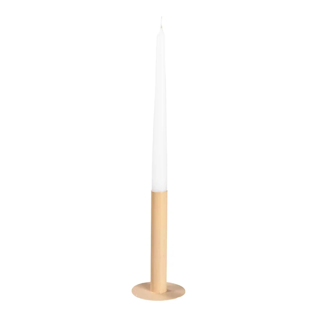 Stabkerzenhalter Stick Taupe, ⌀ 8 cm, H 150 mm