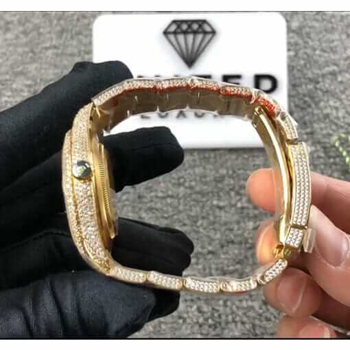 Rolex Datejust 116300 “Iced Out Arabic Dial” Collector’s Copy 1:1