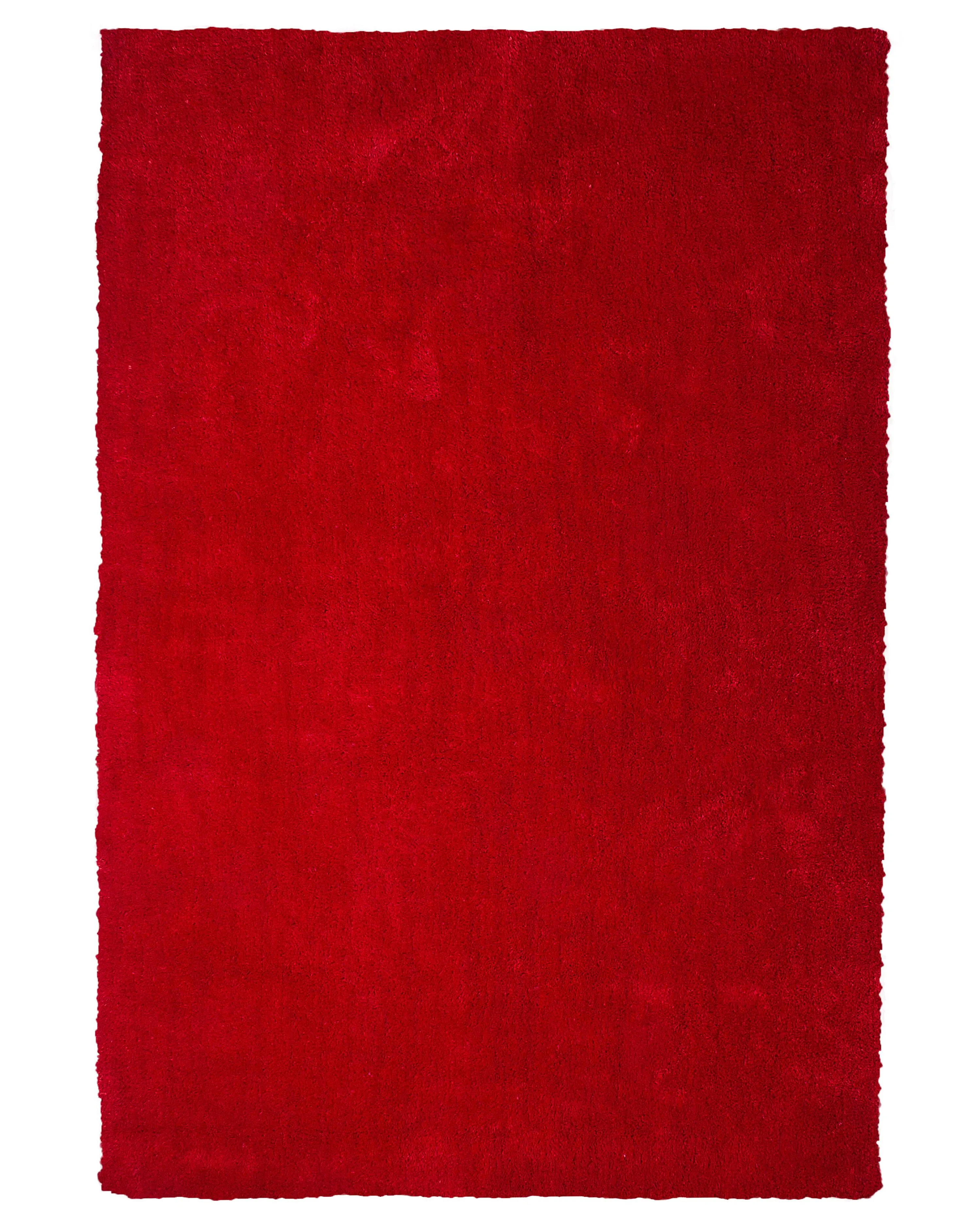 Shaggy Rug DEMRE Red 140 x 200 cm