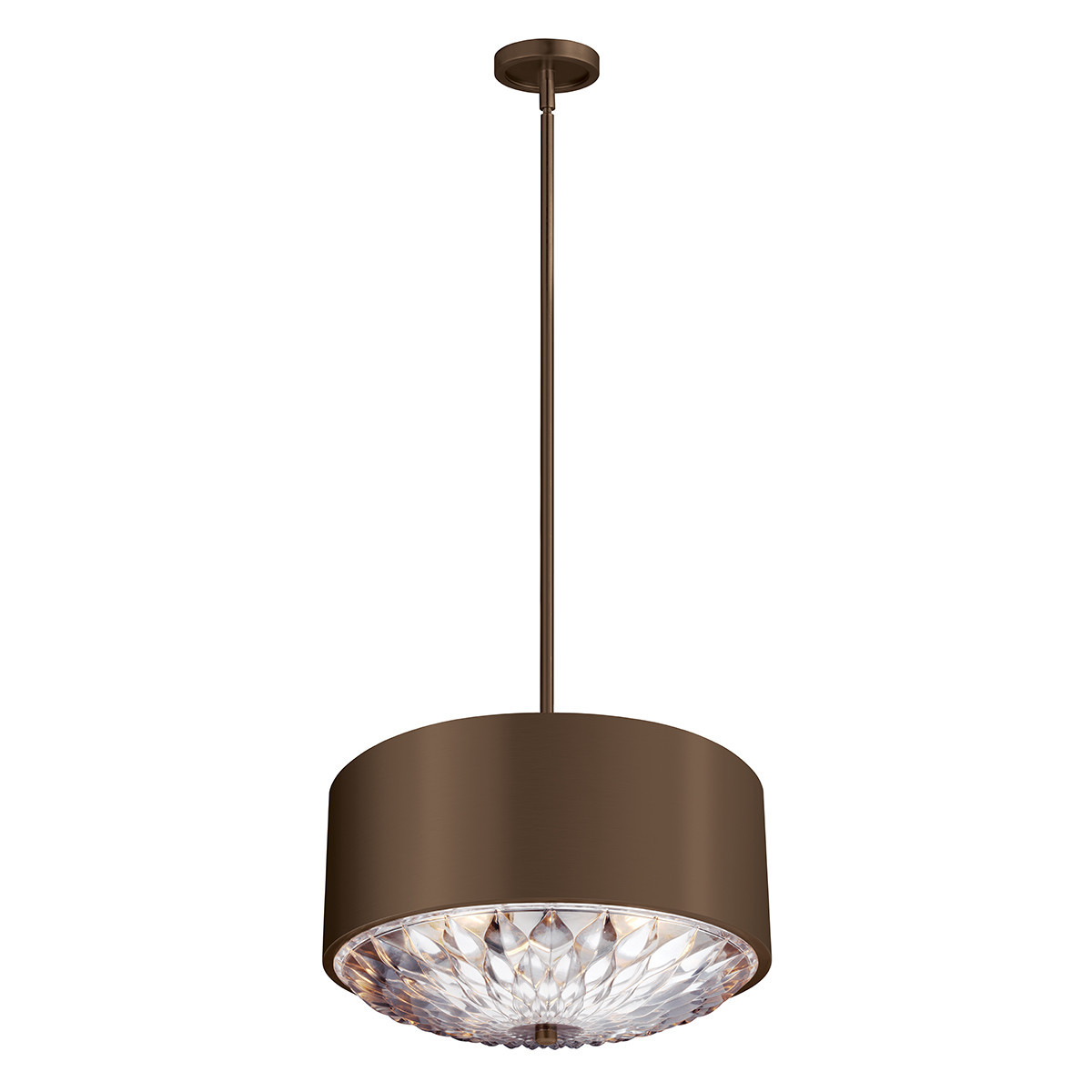 Lampa wisząca ciemny postarzany mosiądz Botanic 4xE27x60W Feiss