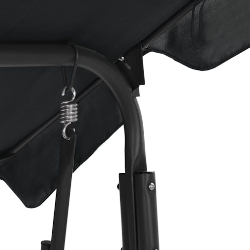 NNEVL Garden Swing Bench Anthracite 170x110x153 cm