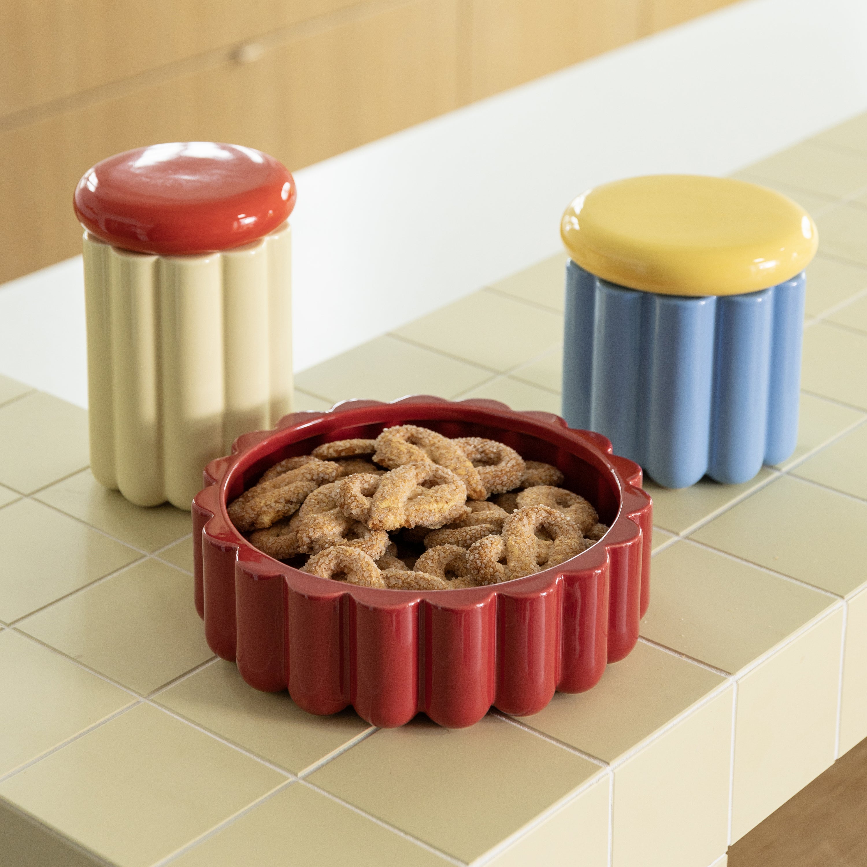 &k amsterdam Charlo Voorraadpot - Off White