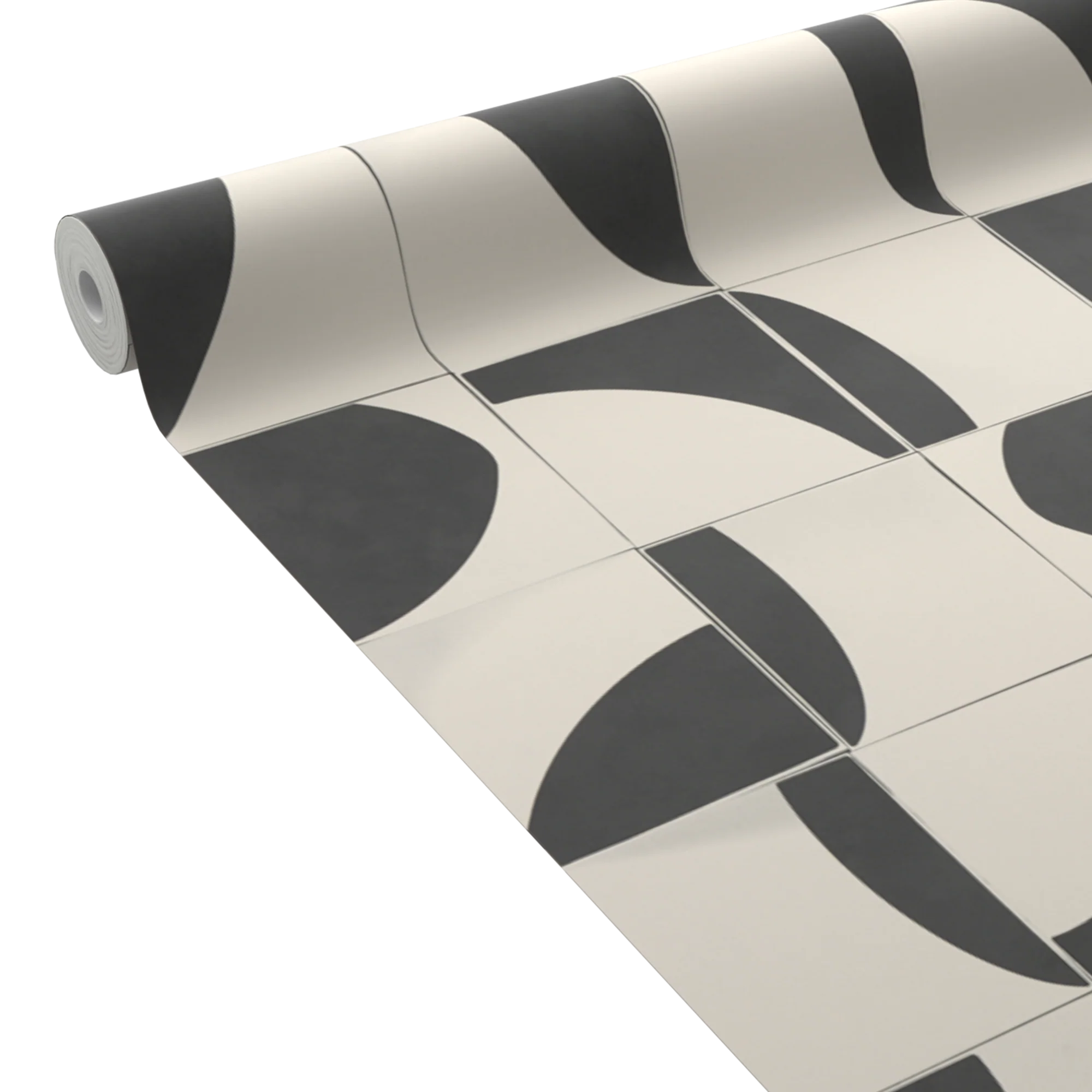 4MURS Papier peint intissé DEREK coloris noir et blanc