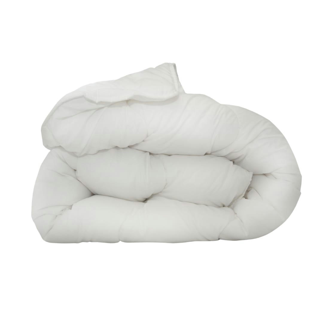 ANTI-ACARIENS - Couette chaude anti-acariens 200 x 200 cm polyester blanc