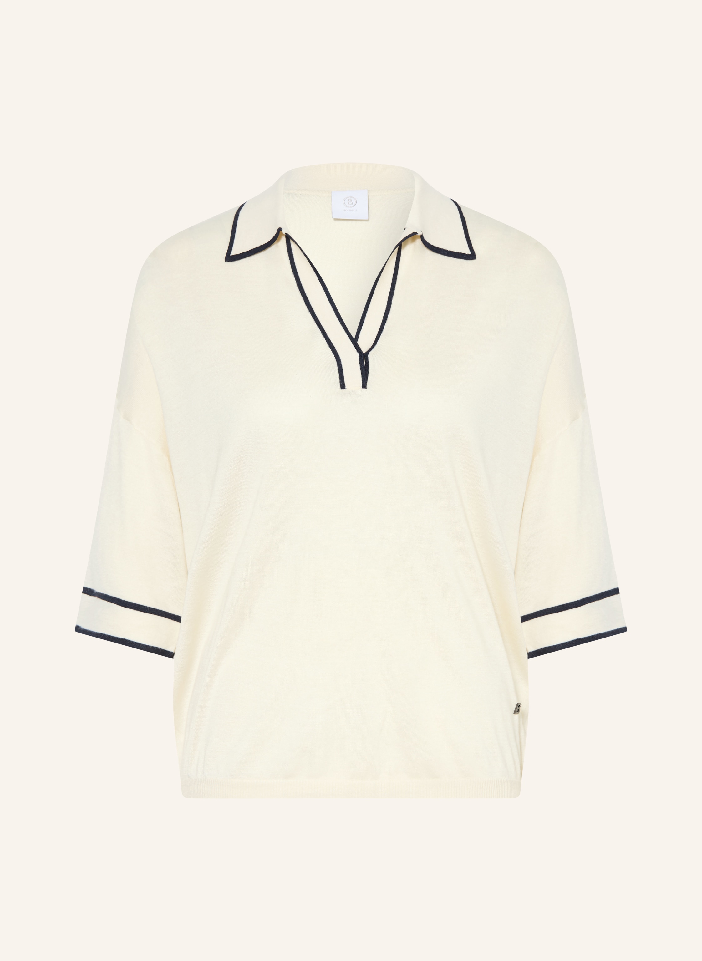 BOGNER Strick-Poloshirt PARIS aus Seide