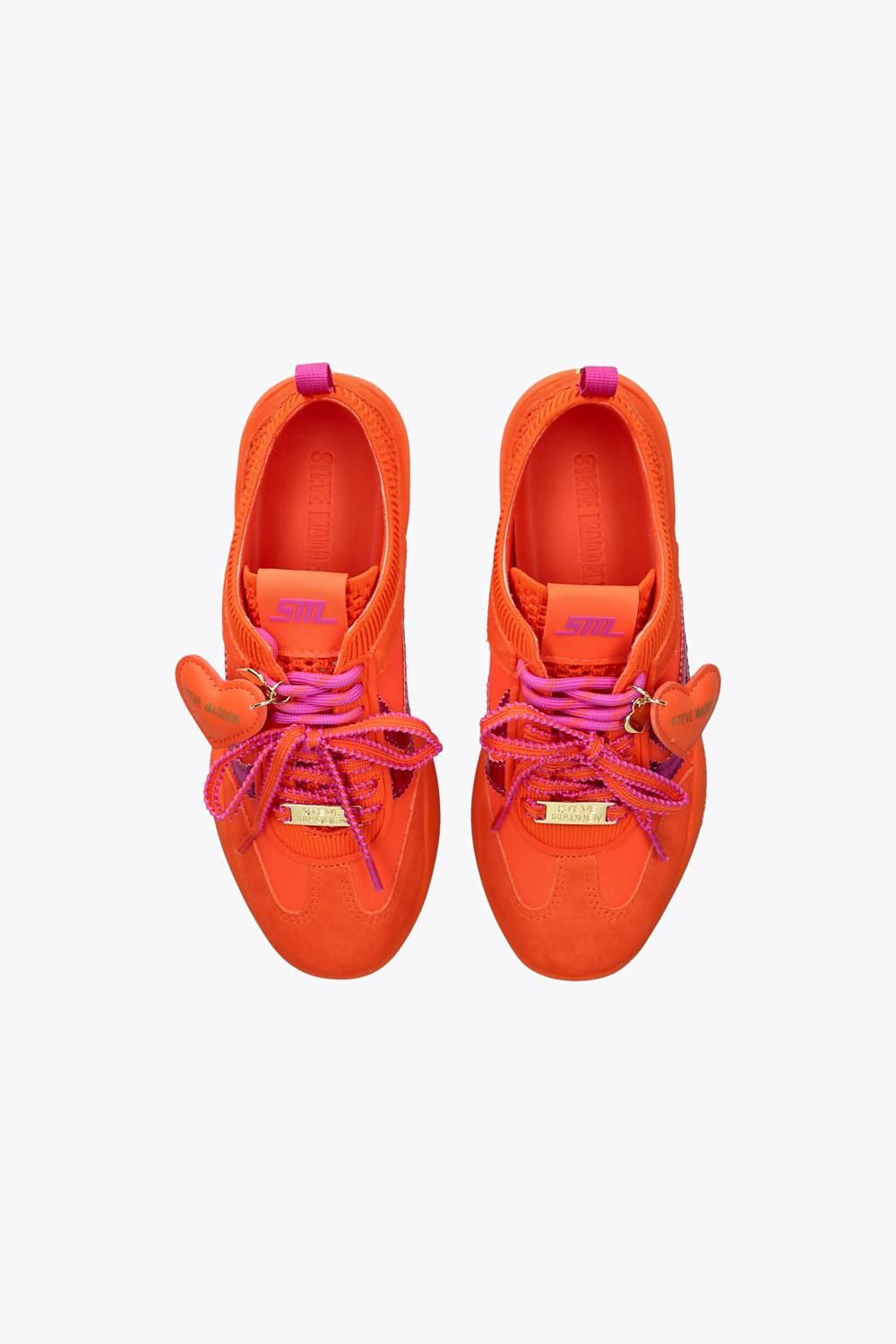 STEVE MADDEN Biscotti Orange' Suede Trainers