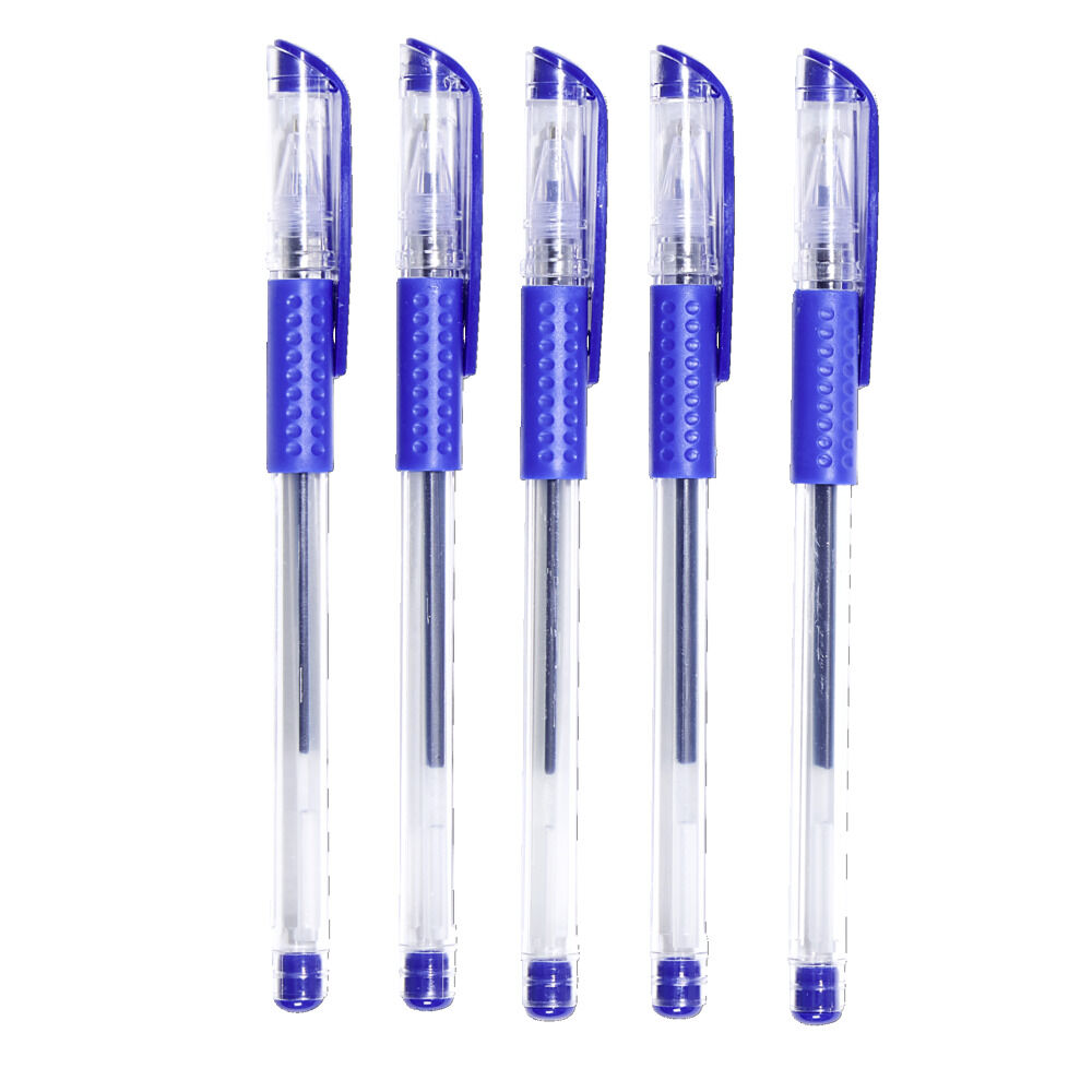 Lot de 5 stylos à encre bleue 0,6mm