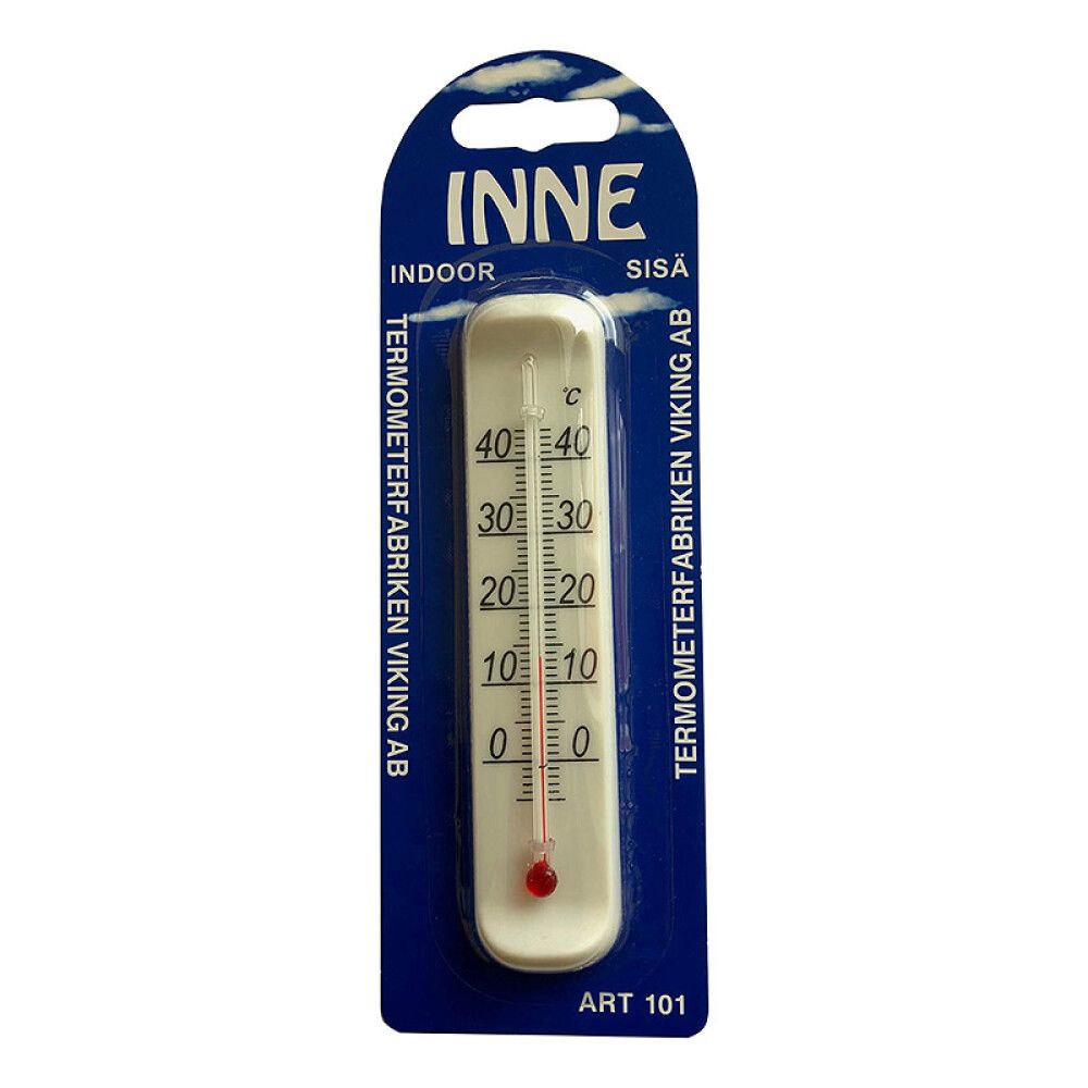 INNENDØRSTERMOMETER TERMOMETERFABRIKEN -5 TIL  45 GRADER