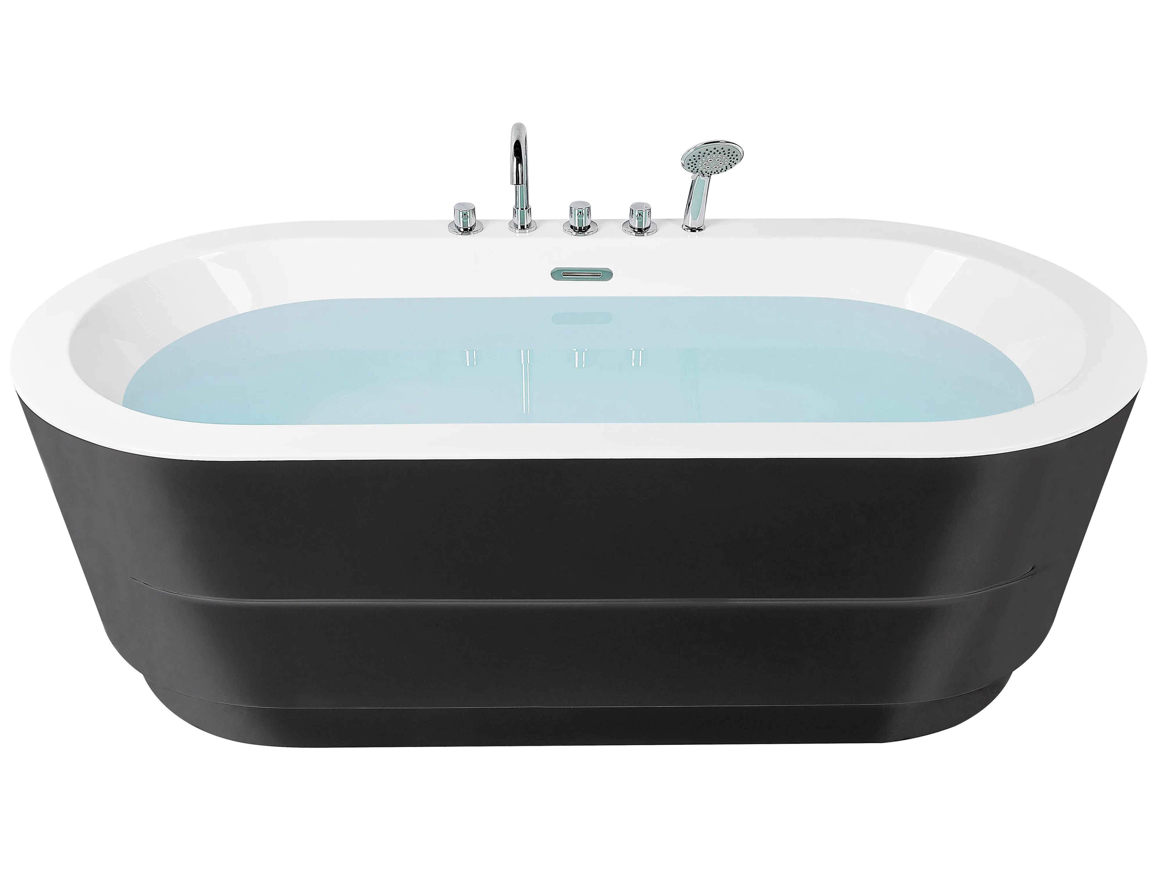 Freestanding Bathtub EMPRESA 1700 x 800 mm Black