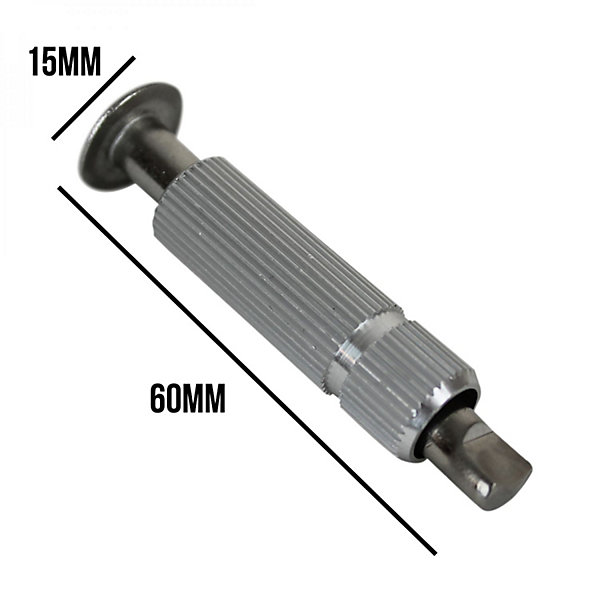 Lot de 10 pitons douilles escamotables en inox diam 12 mm - Linxor