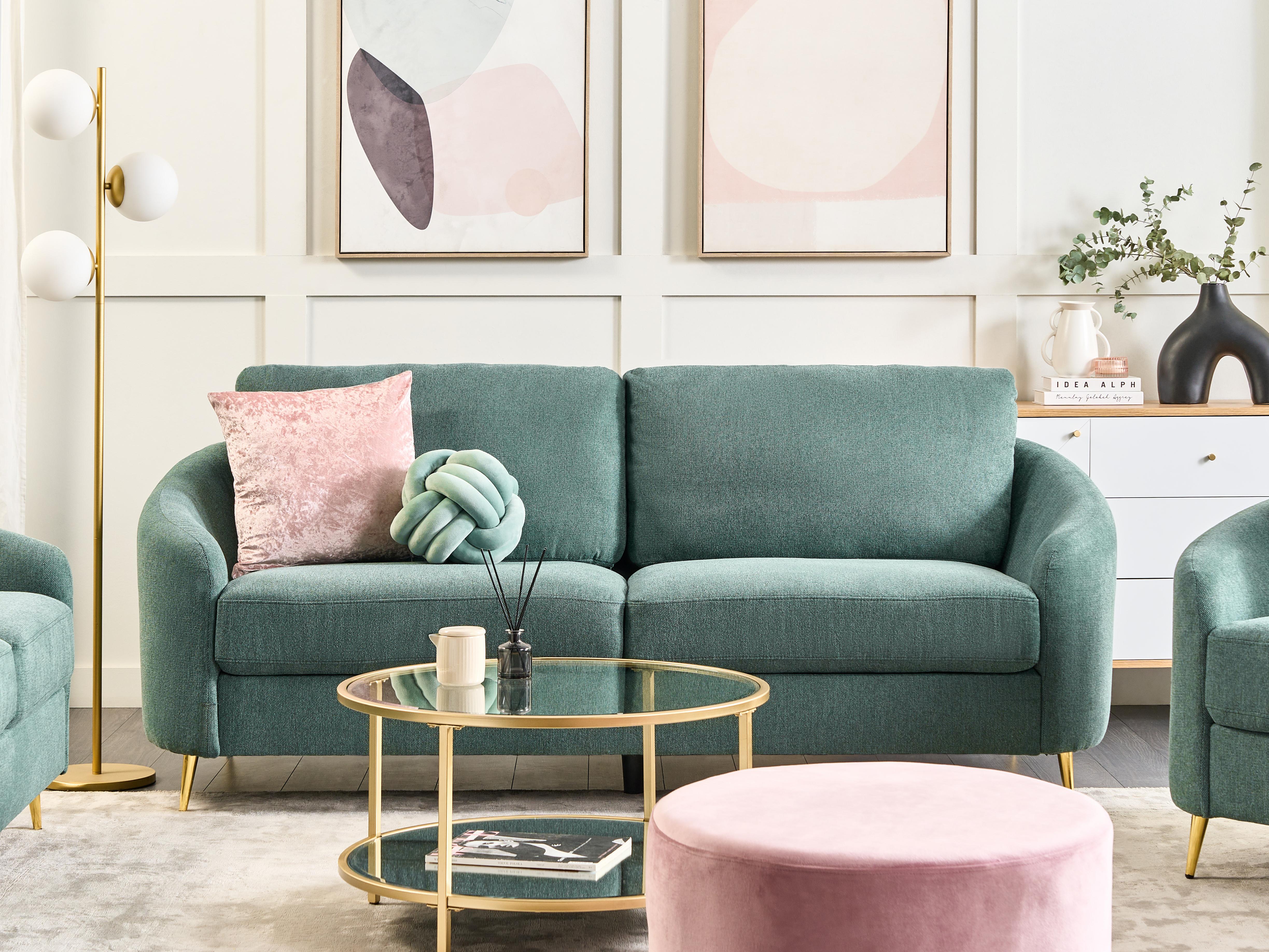 Sofa 3 Seater TROSA Fabric Green