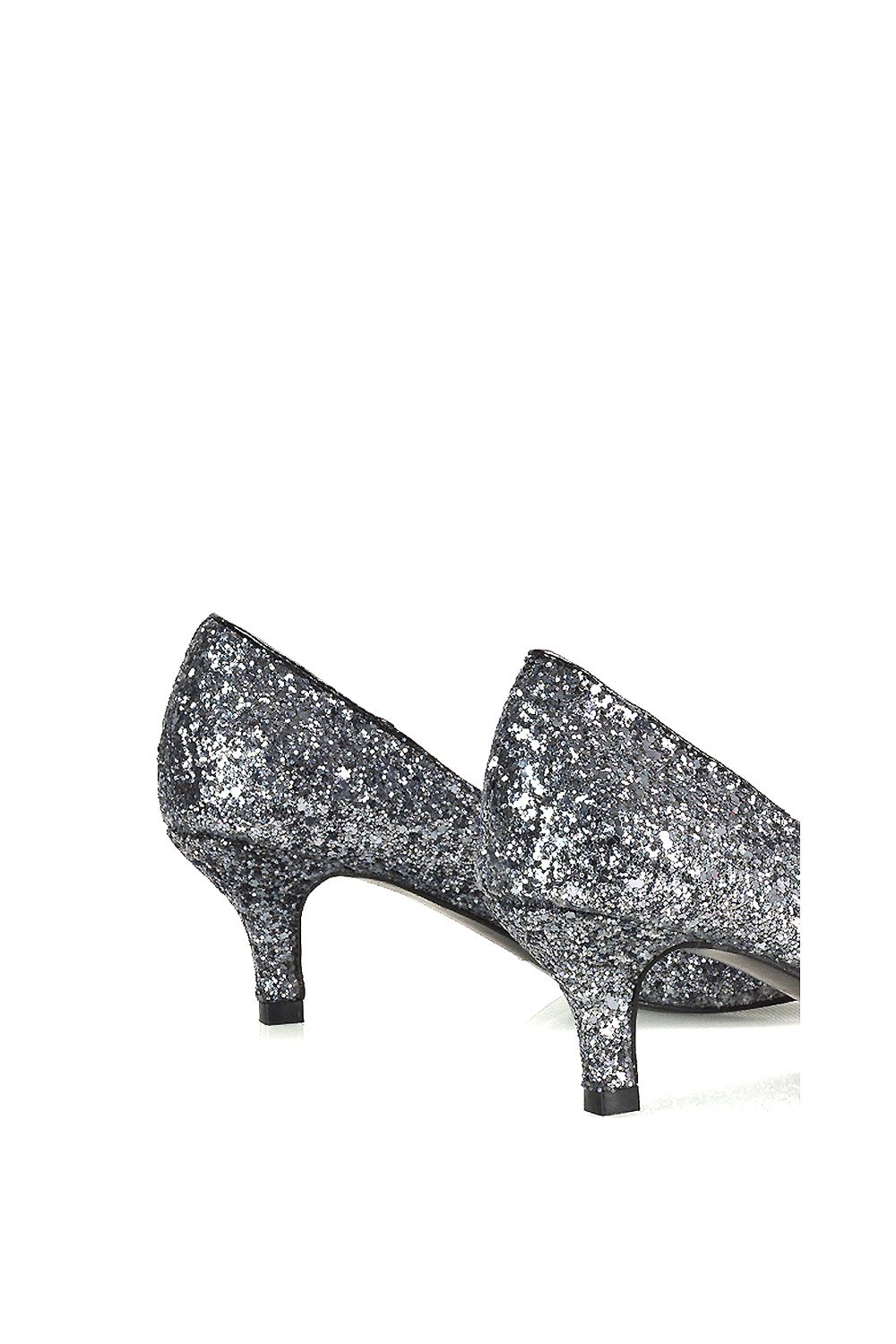 XY London Gwyneth' Pointed Toe Mid Stiletto Kitten Heel Court Shoes