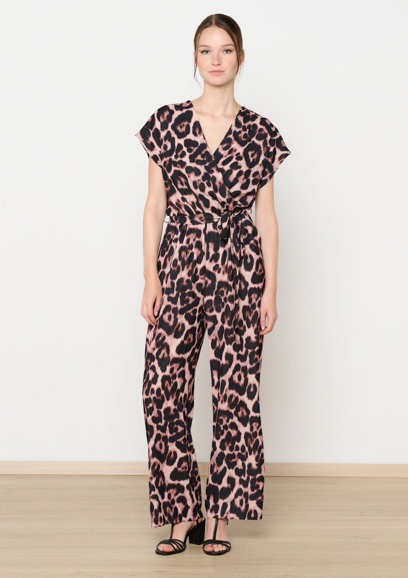 Jumpsuit met luipaardprint