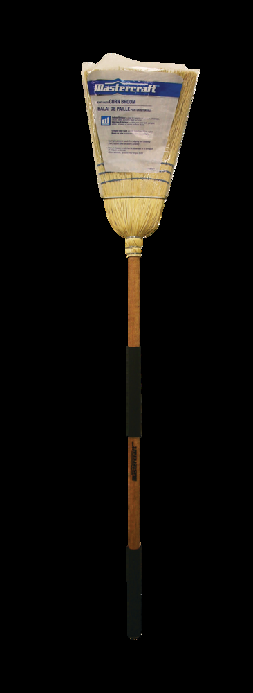 Mastercraft Heavy Duty Corn Broom with Foam Grip