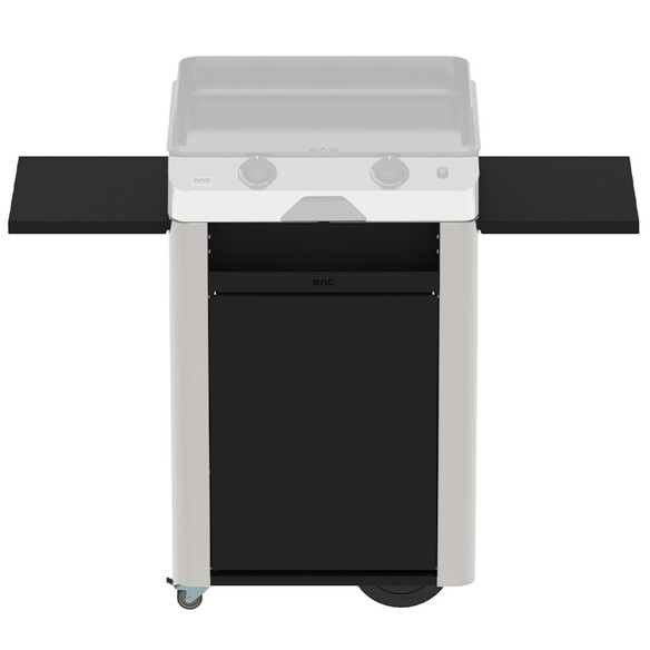 Chariot Fusion 60 fermé en inox marin et acier gris - ENO*