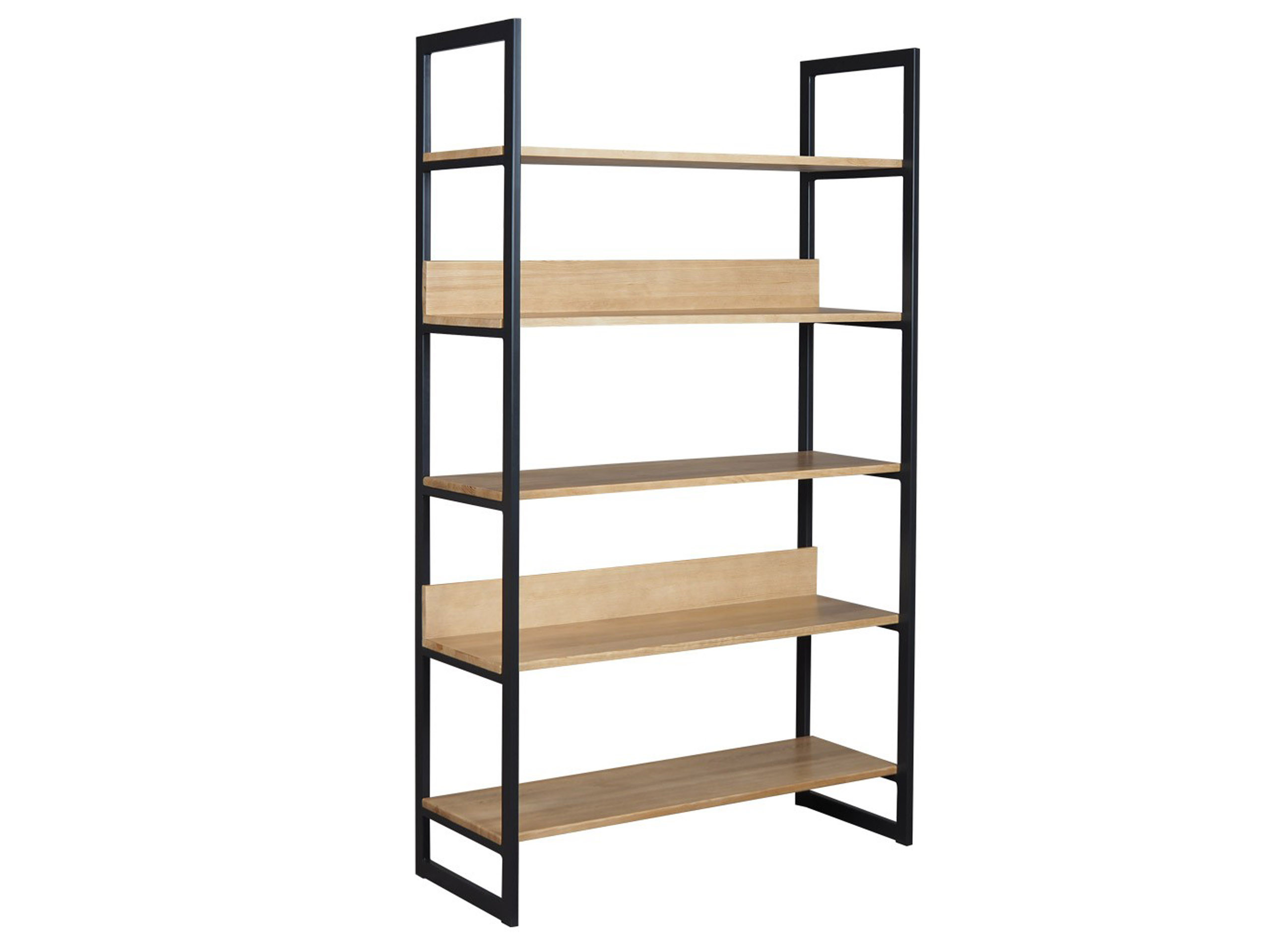 Regał z półkami II LOFT WOOD, kolor dębowy