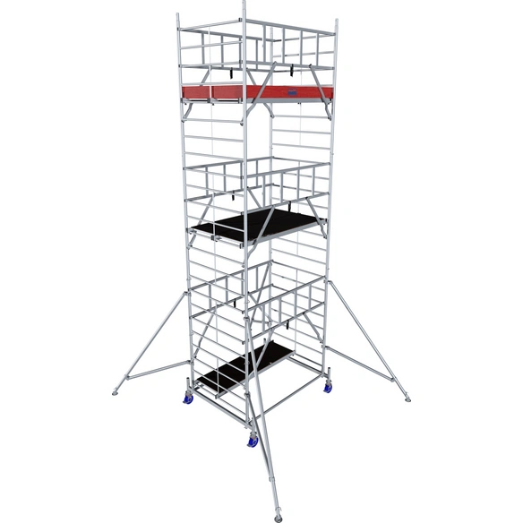 Fahrgerüst »ProTec«, Arbeitshöhe: 7,30 m, max. 200 kg/m², Aluminium