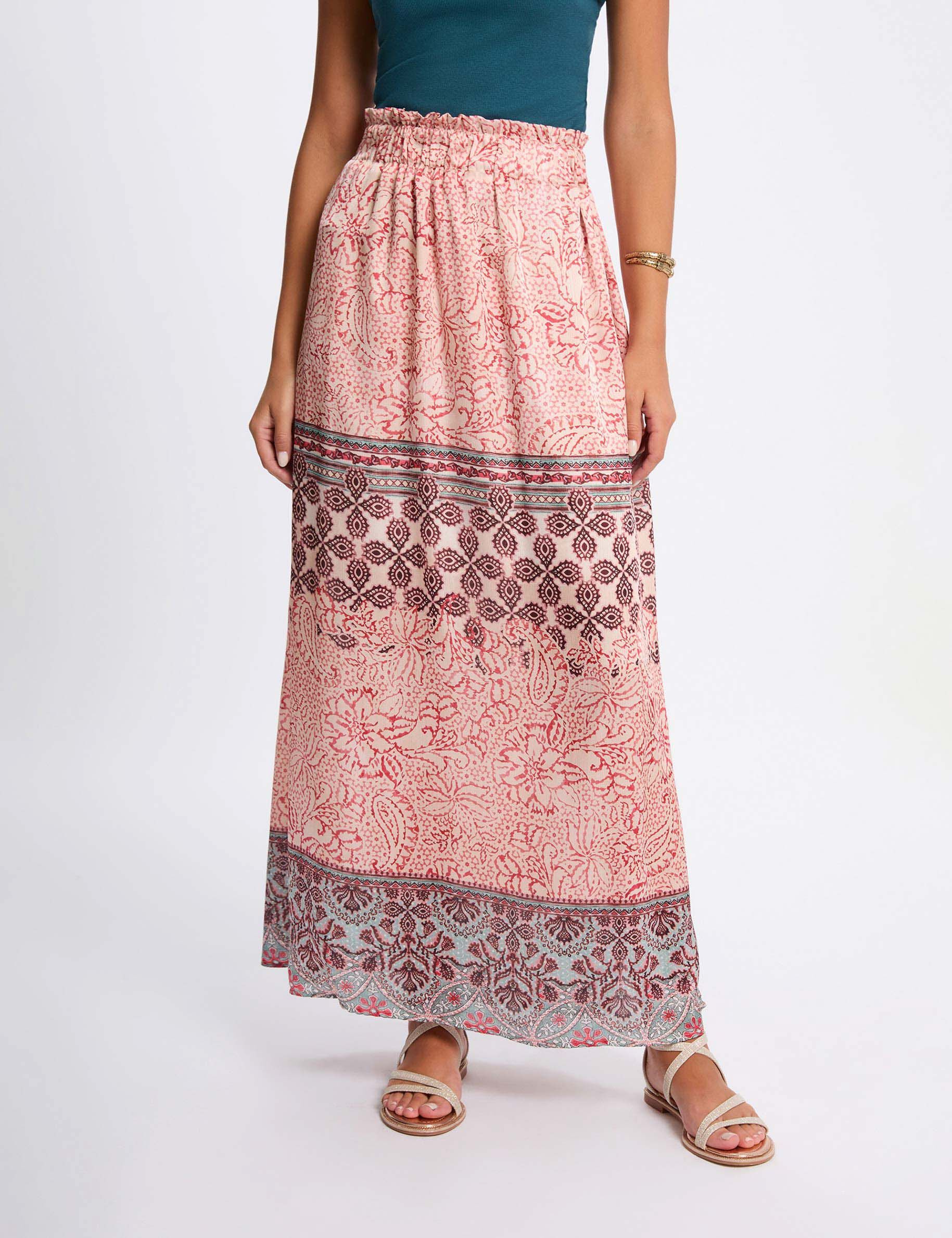 Flowy Long Skirt Multicolor Women