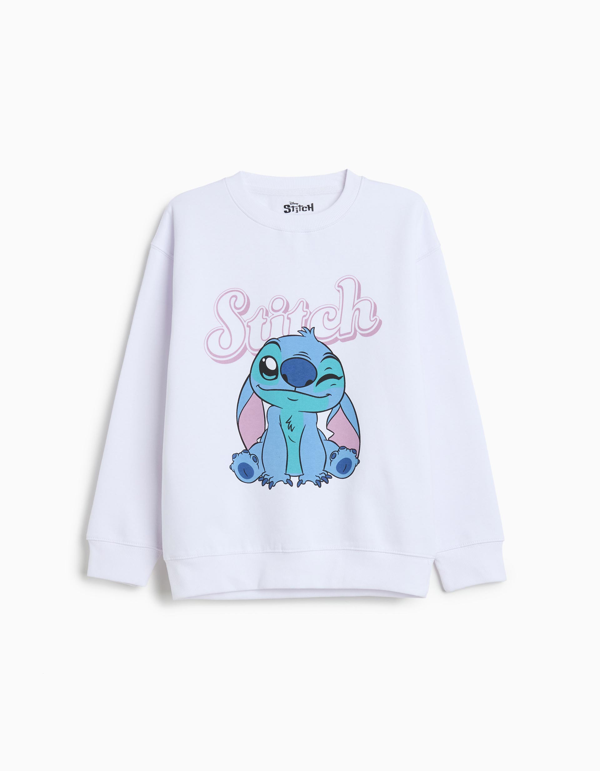 Sweatshirt 'Stitch' ©Disney, Menina, Branco