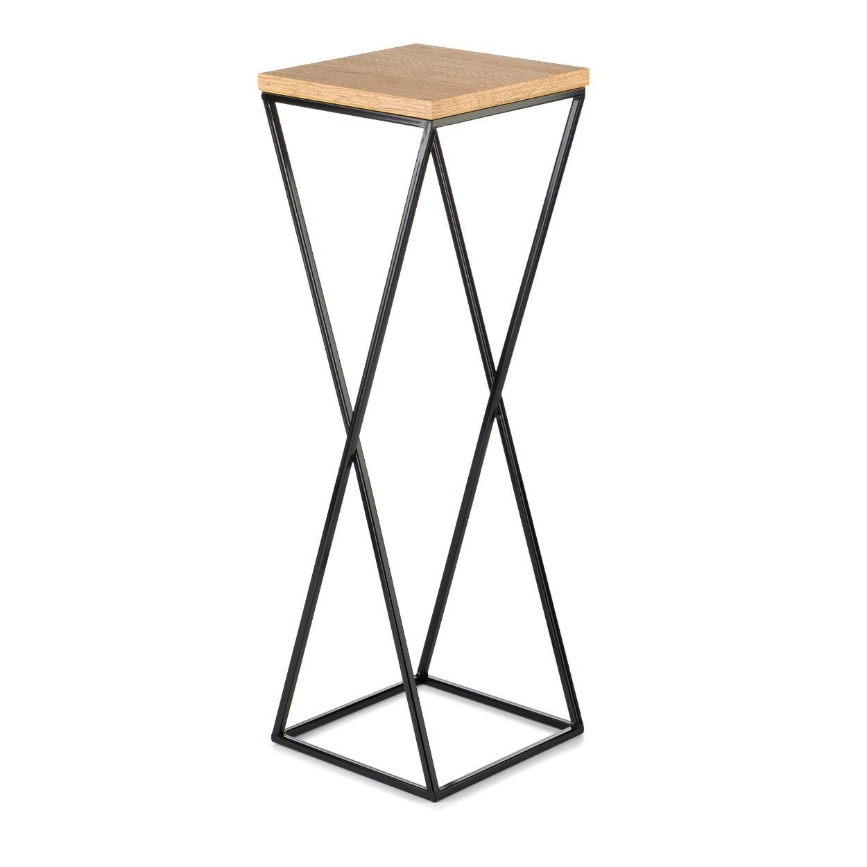 Kwietnik stojący 70 cm z blatem Dąb LOFT