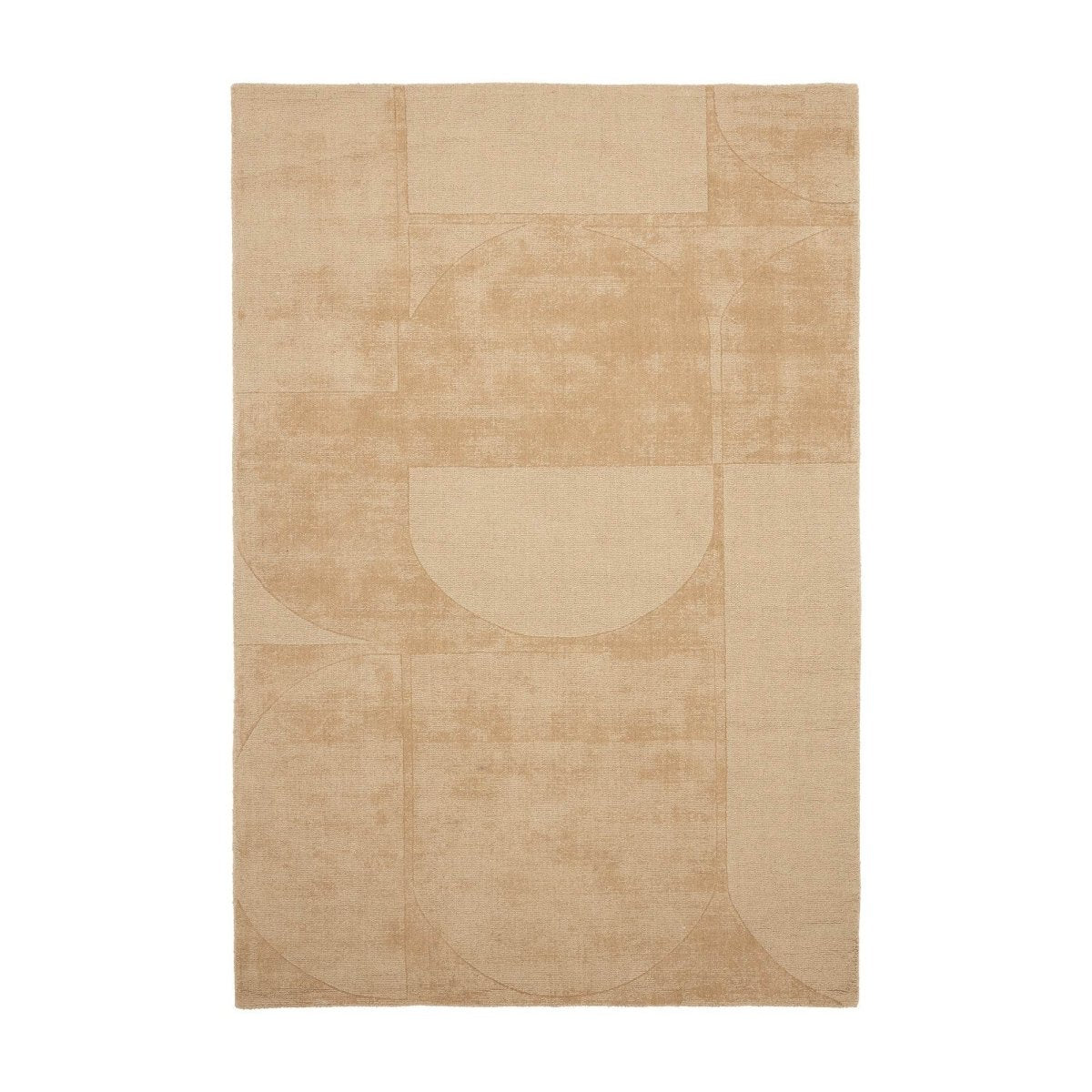 Wollen vloerkleed Twig beige/bruin - Interieur05