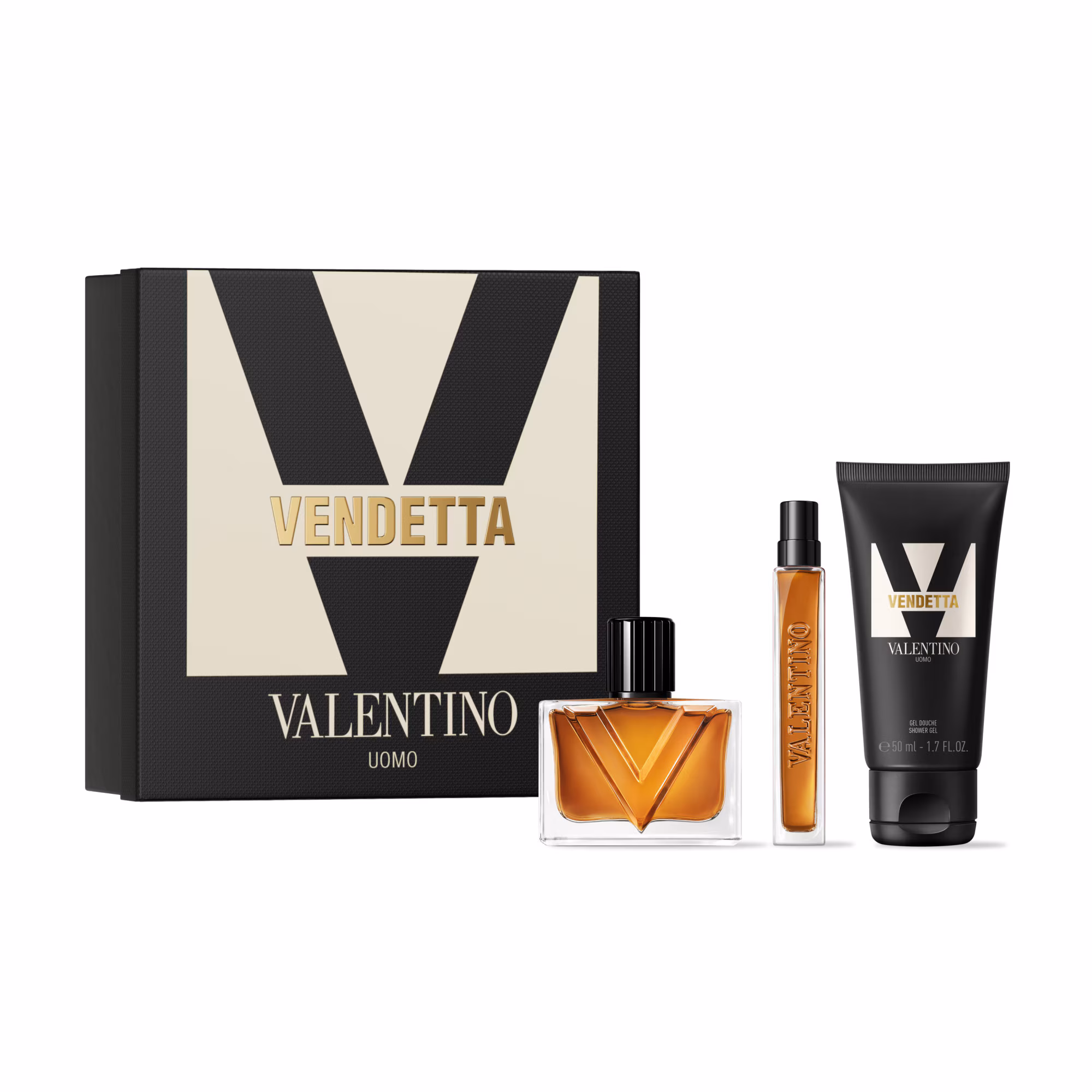 VENDETTA UOMOCoffret - eau de parfum + format voyage + gel douche