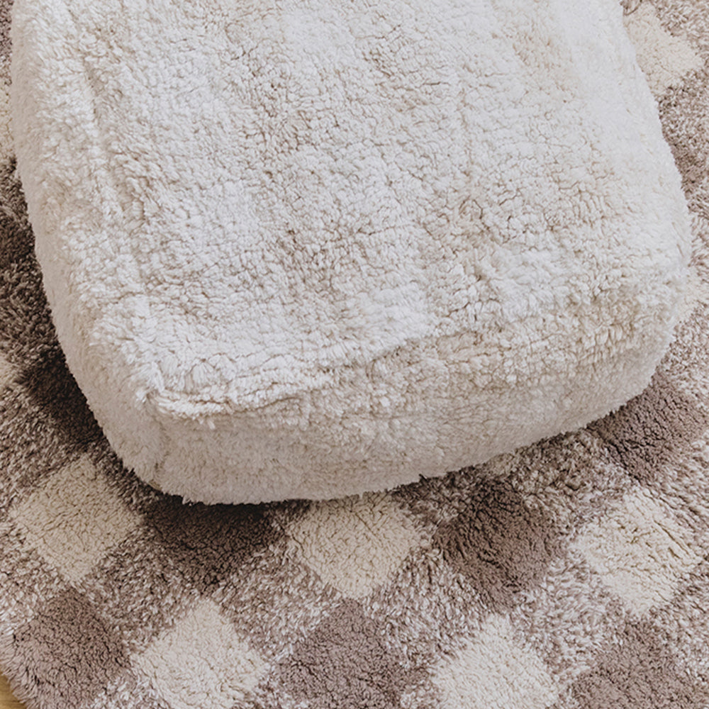 Lorena Canals Vichy Vloerkleed 90 x 120 cm - Marron