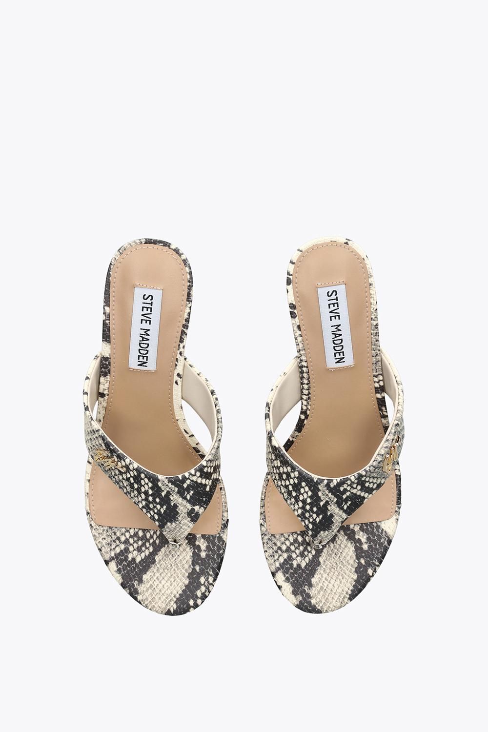 STEVE MADDEN Soundview Snakeprint' Sandals