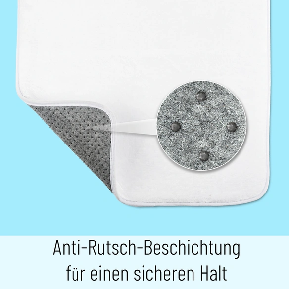 Badteppich, pink, Polyester, mit Flamingo