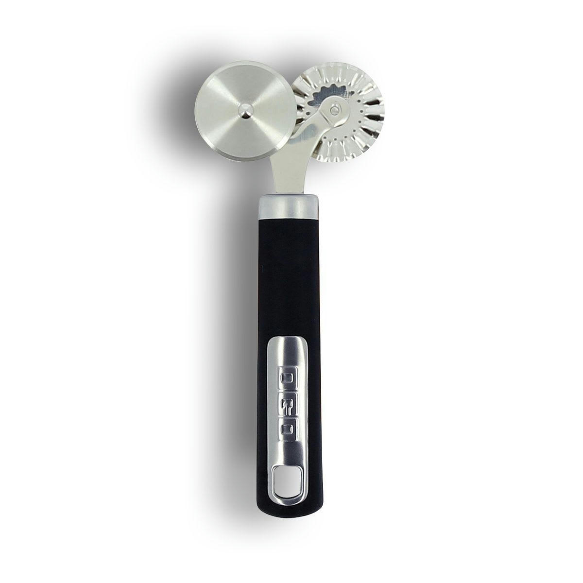 NEST - Roulette à pâtisserie 2 en 1 en acier inoxydable