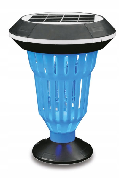 Solarna Lampa Owadobójcza Szpic i Podstawka 1W Ogród Światło UV na Owady