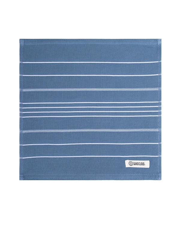 Classic Bath Washcloth Bundle- 6 Pack - Slate Blue