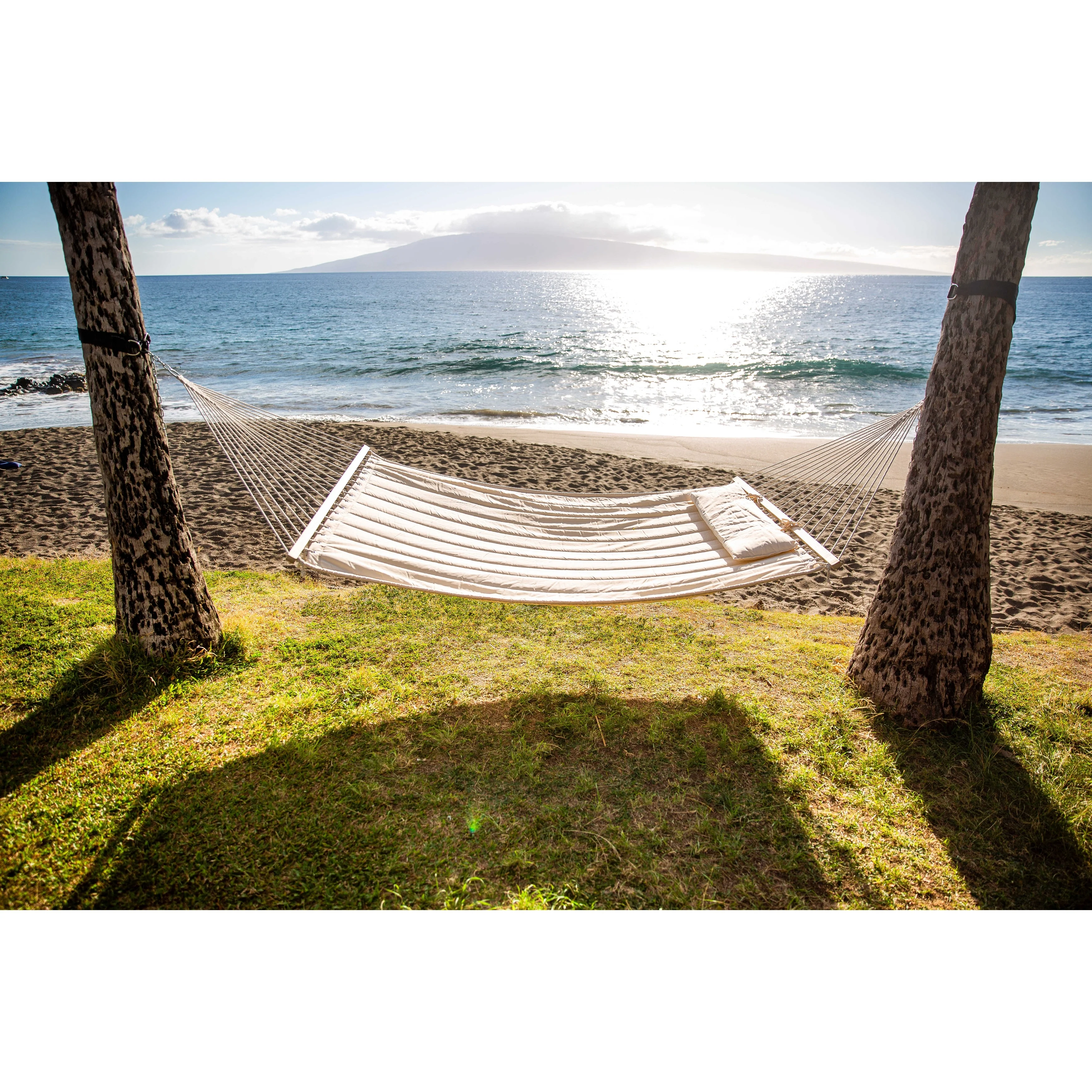 Outdoor Portable 2 Person Hammock with Spreader Bar - 78.7*55.1